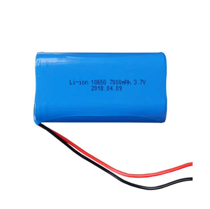 1S2P 3.7V 7000mAh rechargeable table lamp lithium battery pack