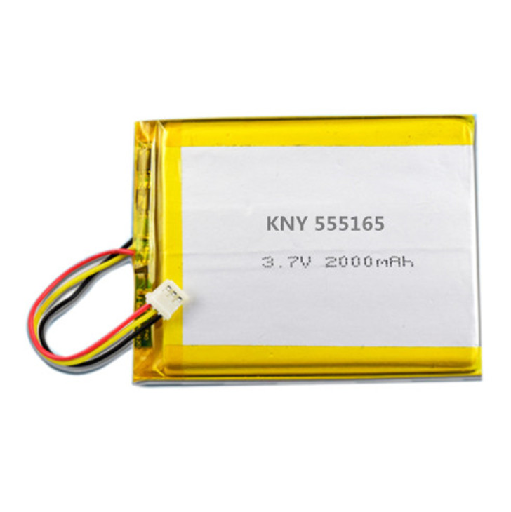 3.7v 2000mAh batería recargable de polímero de litio personalizada para libro electrónico