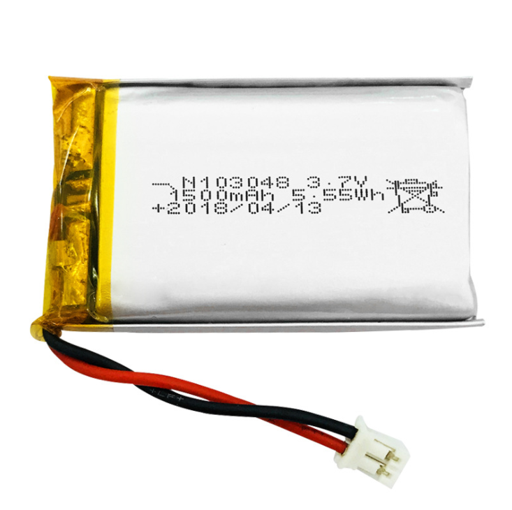 103048 1500mAh Polymer Lithium Battery, Custom Wearables Battery