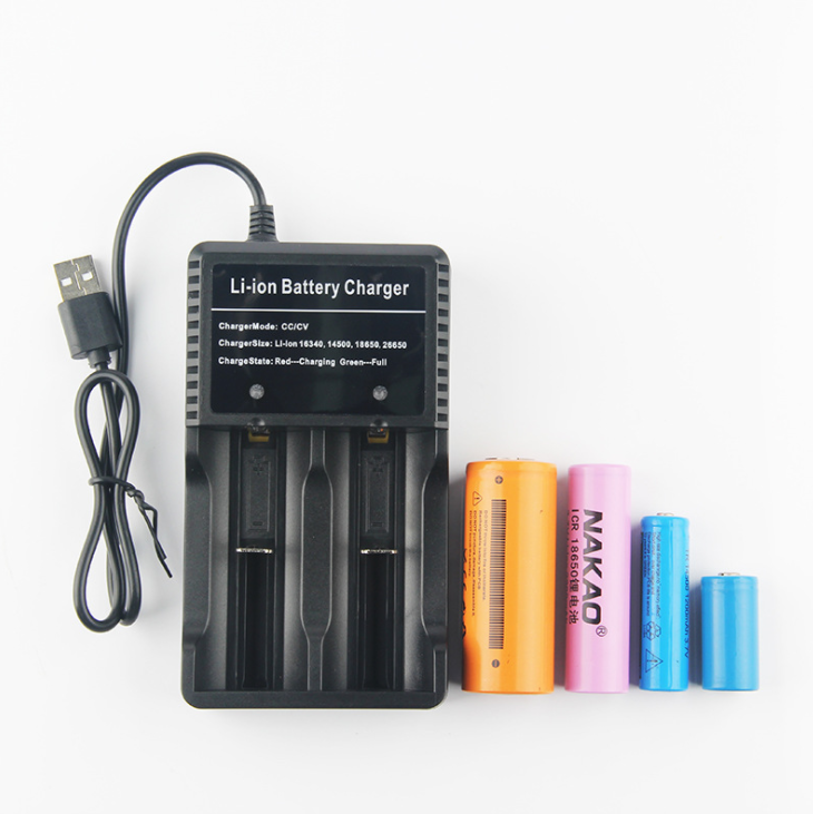 Chargeur de batterie Chargeur USB ,18650 21700 Modèle 26650 Chargeur